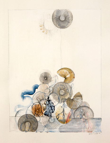 Works on paper by artist Sarah Lutz