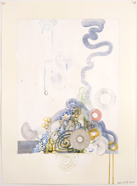 Works on paper by artist Sarah Lutz