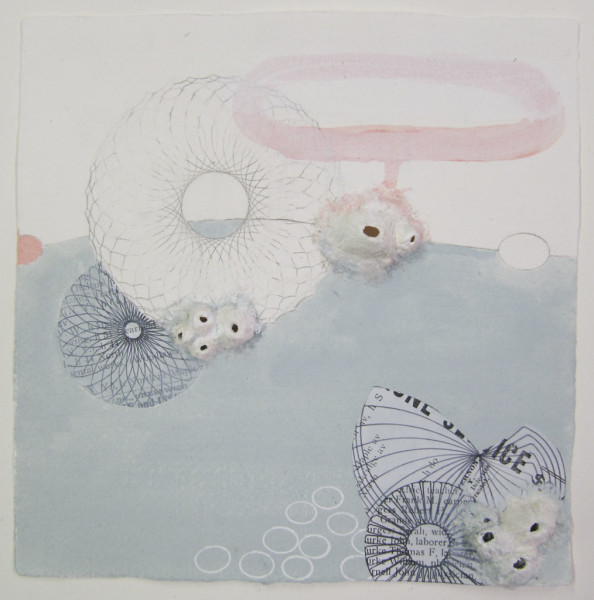Works on paper by artist Sarah Lutz, collaboration with Beth Dary