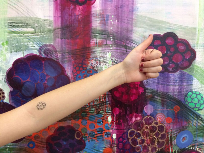 Eve's Tatoo, artwork by Sarah Lutz