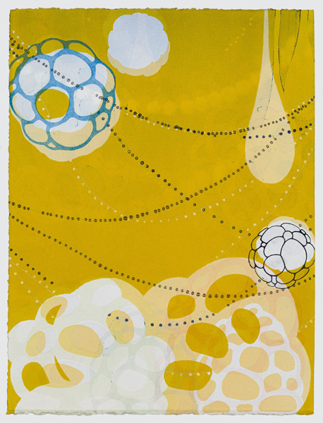 Abacus XIII - 23 unique monoprints, printed & published by 10 Grand Press - artist Sarah Lutz