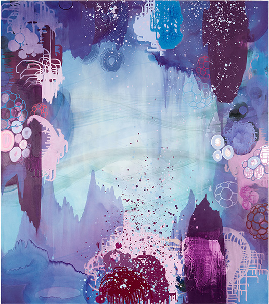 Cenote, oil on linen, 50 x 44 inches, 2025